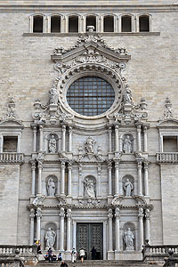 Resultado de imagen de catedral de girona fachada